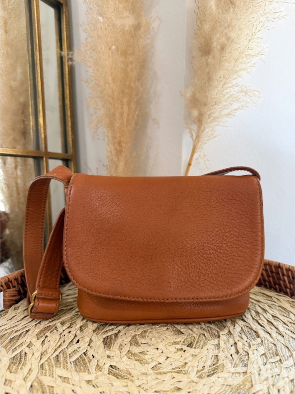 Coach Vintage 90's Sonoma Flap Crossbody Bag in Brown Model 4919